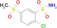 2-Chloro-5-methanesulfonylbenzene-1-sulfonamide