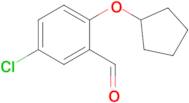 5-Chloro-2-(cyclopentyloxy)benzaldehyde