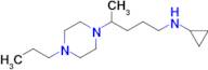 n-[4-(4-propylpiperazin-1-yl)pentyl]cyclopropanamine
