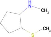 n-Methyl-2-(methylsulfanyl)cyclopentan-1-amine