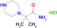 2-Methyl-2-(piperazin-1-yl)propanamide hydrochloride