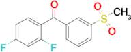 (2,4-Difluorophenyl)(3-methanesulfonylphenyl)methanone