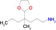 4-(1,3-Dioxolan-2-yl)-4-methylheptan-1-amine