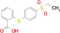 2-{[4-(ethanesulfonyl)phenyl]sulfanyl}benzoic acid