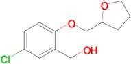 [5-chloro-2-(oxolan-2-ylmethoxy)phenyl]methanol