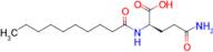 (2r)-4-Carbamoyl-2-decanamidobutanoic acid