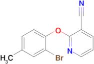 2-(2-Bromo-4-methylphenoxy)pyridine-3-carbonitrile