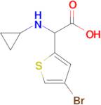 2-(4-Bromothiophen-2-yl)-2-(cyclopropylamino)acetic acid