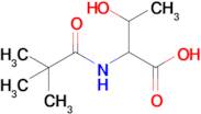 2-(2,2-Dimethylpropanamido)-3-hydroxybutanoic acid