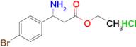 Ethyl (3r)-3-amino-3-(4-bromophenyl)propanoate hydrochloride