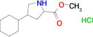 Methyl 4-cyclohexylpyrrolidine-2-carboxylate hydrochloride