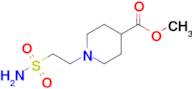 Methyl 1-(2-sulfamoylethyl)piperidine-4-carboxylate