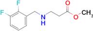 Methyl 3-{[(2,3-difluorophenyl)methyl]amino}propanoate