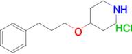 4-(3-Phenylpropoxy)piperidine hydrochloride