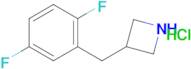 3-[(2,5-difluorophenyl)methyl]azetidine hydrochloride