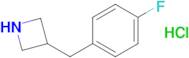 3-[(4-fluorophenyl)methyl]azetidine hydrochloride