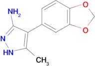 4-(2H-1,3-benzodioxol-5-yl)-5-methyl-1H-pyrazol-3-amine