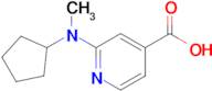 2-[cyclopentyl(methyl)amino]pyridine-4-carboxylic acid