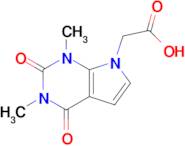 2-{1,3-dimethyl-2,4-dioxo-1h,2h,3h,4h,7h-pyrrolo[2,3-d]pyrimidin-7-yl}acetic acid