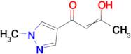 3-hydroxy-1-(1-methyl-1H-pyrazol-4-yl)but-2-en-1-one