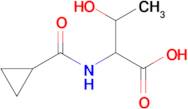 2-(Cyclopropylformamido)-3-hydroxybutanoic acid