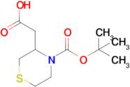 2-{4-[(tert-butoxy)carbonyl]thiomorpholin-3-yl}acetic acid