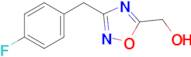 {3-[(4-fluorophenyl)methyl]-1,2,4-oxadiazol-5-yl}methanol