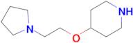 4-[2-(pyrrolidin-1-yl)ethoxy]piperidine