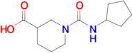 1-(Cyclopentylcarbamoyl)piperidine-3-carboxylic acid