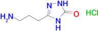 3-(3-aminopropyl)-4,5-dihydro-1H-1,2,4-triazol-5-one hydrochloride