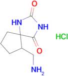 6-(Aminomethyl)-1,3-diazaspiro[4.4]nonane-2,4-dione hydrochloride