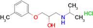 [2-hydroxy-3-(3-methylphenoxy)propyl](propan-2-yl)amine hydrochloride