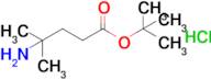 Tert-butyl 4-amino-4-methylpentanoate hydrochloride