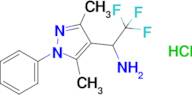 1-(3,5-Dimethyl-1-phenyl-1h-pyrazol-4-yl)-2,2,2-trifluoroethan-1-amine hydrochloride