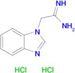 2-(1h-1,3-Benzodiazol-1-yl)ethanimidamide dihydrochloride