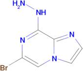 6-Bromo-8-hydrazinylimidazo[1,2-a]pyrazine