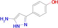 4-(5-Amino-1h-pyrazol-3-yl)phenol