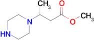 Methyl 3-(piperazin-1-yl)butanoate