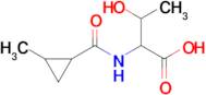 3-Hydroxy-2-[(2-methylcyclopropyl)formamido]butanoic acid