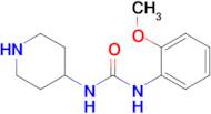 3-(2-Methoxyphenyl)-1-(piperidin-4-yl)urea
