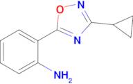 2-(3-Cyclopropyl-1,2,4-oxadiazol-5-yl)aniline