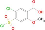 5-Chloro-4-(chlorosulfonyl)-2-methoxybenzoic acid