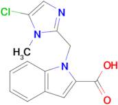 1-[(5-chloro-1-methyl-1h-imidazol-2-yl)methyl]-1h-indole-2-carboxylic acid
