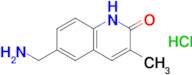 6-(Aminomethyl)-3-methyl-1,2-dihydroquinolin-2-one hydrochloride