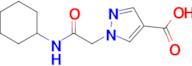 1-[(cyclohexylcarbamoyl)methyl]-1h-pyrazole-4-carboxylic acid