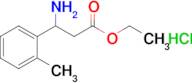 Ethyl 3-amino-3-(2-methylphenyl)propanoate hydrochloride