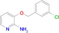 3-[(3-chlorophenyl)methoxy]pyridin-2-amine