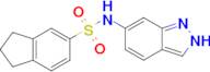 N-(2H-indazol-6-yl)-2,3-dihydro-1H-indene-5-sulfonamide