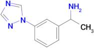 1-[3-(1h-1,2,4-triazol-1-yl)phenyl]ethan-1-amine