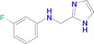 3-Fluoro-N-(1h-imidazol-2-ylmethyl)aniline
